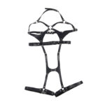 SUBBLIME - ARNÉS CUERPO ENTERO CON HEBILLAS CUERO NEGRO TALLA ÚNICA - Imagen 4