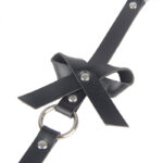 SUBBLIME - ARNÉS DE PIERNA CADENA CUERO NEGRO TALLA ÚNICA - Imagen 6