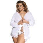 Imagen del artículo erótico SUBBLIME - BABYDOLL BLANCO CON FRANJATALLA GRANDE de SUBBLIME QUEEN PLUS SIZE en la sección MODA & LENCERÍA|Lencería Mujer|Lencería Sexy|Batas Sexys de Millenial Sexshop.