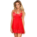Imagen del artículo erótico SUBBLIME - BABYDOLL CON LAZOS ROJO S/M de SUBBLIME BABYDOLLS en la sección MODA & LENCERÍA|Lencería Mujer|Lencería Sexy|Babydoll de Millenial Sexshop.