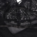 SUBBLIME - BABYDOLL CON TIRANTES AJUSTABLES DE ENCAJE NEGRO L/XL - Imagen 10