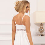 SUBBLIME - BABYDOLL ESCOTE V DETALLE LAZOS BLANCO S/M - Imagen 6