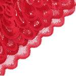 SUBBLIME - BABYDOLL SATINADO CON ENCAJE ROJO L/XL - Imagen 10