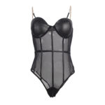 SUBBLIME - BODY TIRANTAS CADENA NEGRO S/M - Imagen 5