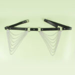 SUBBLIME - CINTURÓN DE CADENAS CUERO NEGRO TALLA ÚNICA - Imagen 4