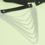 SUBBLIME - CINTURÓN DE CADENAS CUERO NEGRO TALLA ÚNICA - Imagen 6