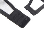 SUBBLIME - SET DE 3 PIEZAS SUJETADOR + TANGA + LIGA ENCAJE NEGRO S/M - Imagen 8