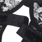 SUBBLIME - TEDDY CON LIGA DETALLE ENCAJES Y TIRAS NEGRO L/XL - Imagen 12