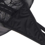 SUBBLIME - TEDDY CUELLO HALTER ESPALDA DESCUBIERTA ENCAJE NEGRO S/M - Imagen 9