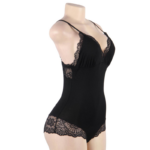 SUBBLIME - TEDDY DETALLE ENCAJE FLORAL NEGRO S/M - Imagen 8