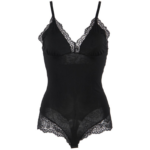 SUBBLIME - TEDDY DETALLE ENCAJE FLORAL NEGRO S/M - Imagen 9