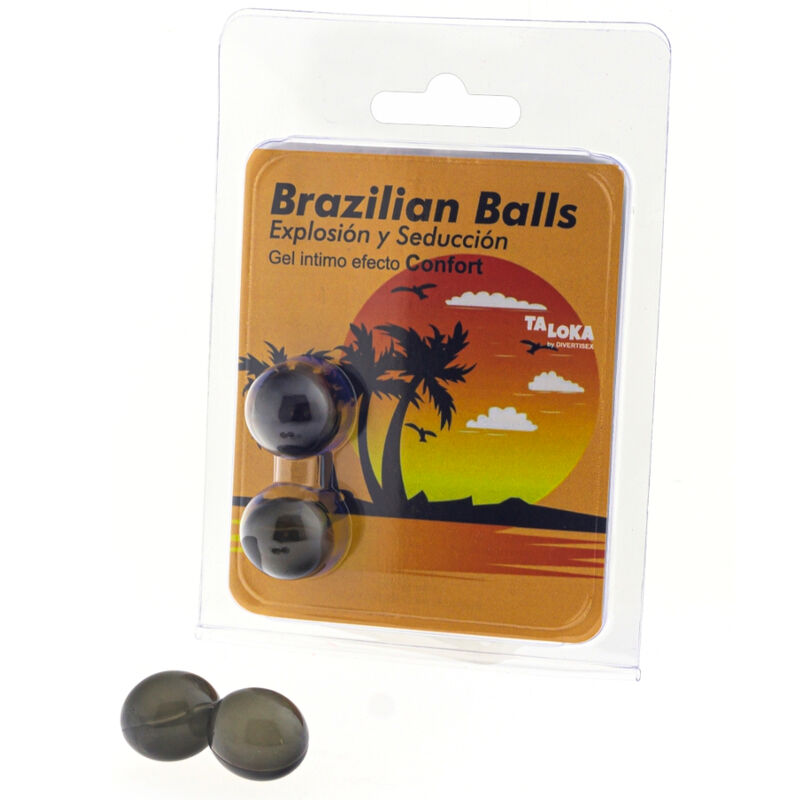Imagen del artículo erótico TALOKA - BRAZILIAN BALLS GEL EXCITANTE EFECTO CONFORT 2 BOLAS de TALOKA en la sección DROGUERÍA |Lubricantes|Bolas Brazilian Balls de Millenial Sexshop.