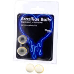 Imagen del artículo erótico TALOKA - BRAZILIAN BALLS GEL EXCITANTE EFECTO FRIO Y VIBRACIÓN 2 BOLAS de TALOKA en la sección DROGUERÍA |Lubricantes|Efecto Frío de Millenial Sexshop.