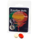 Imagen del artículo erótico TALOKA - BRAZILIAN BALLS GEL EXCITANTE EFECTO SUPER CALIENTE 2 BOLAS de TALOKA en la sección DROGUERÍA |Lubricantes|Bolas Brazilian Balls de Millenial Sexshop.