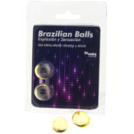 Imagen del artículo erótico TALOKA - BRAZILIAN BALLS GEL EXCITANTE EFECTO VIBRACIÓN Y SHOCK 2 BOLAS de TALOKA en la sección DROGUERÍA |Lubricantes|Bolas Brazilian Balls de Millenial Sexshop.