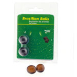 Imagen del artículo erótico TALOKA - BRAZILIAN BALLS GEL ÍNTIMO CHOCOLATE 2 BOLAS de TALOKA en la sección DROGUERÍA |Lubricantes|Bolas Brazilian Balls de Millenial Sexshop.