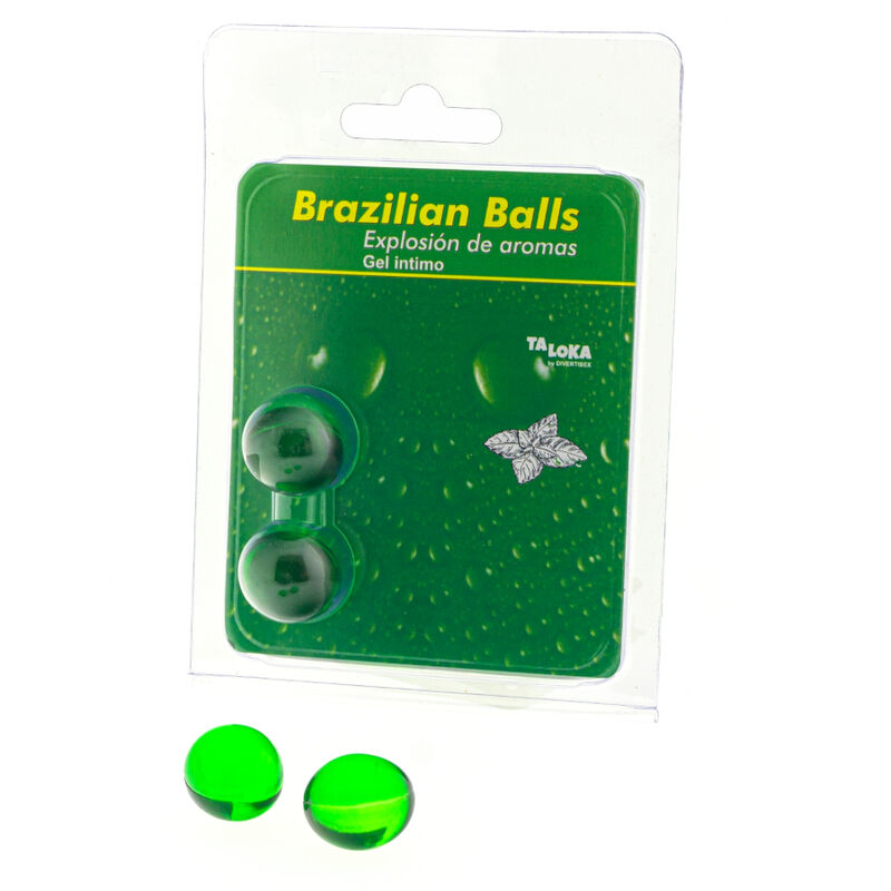 Imagen del artículo erótico TALOKA - BRAZILIAN BALLS GEL ÍNTIMO MENTA 2 BOLAS de TALOKA en la sección DROGUERÍA |Lubricantes|Bolas Brazilian Balls de Millenial Sexshop.
