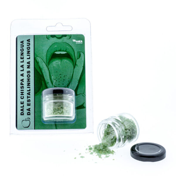 Imagen del artículo erótico TALOKA - DALE CHISPA A LA LENGUA! BESOS MGICOS MANZANA VERDE de TALOKA en la sección ARTÍCULOS VARIOS|Dulces|Caramelos Divertidos de Millenial Sexshop.