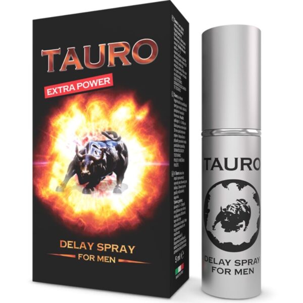 Imagen del artículo erótico TAURO - EXTRA SPRAY RETARDANTE PARA HOMBRES 5 ML de TAURO en la sección DROGUERÍA |Estimulantes para Ellos|Retardantes de Millenial Sexshop.