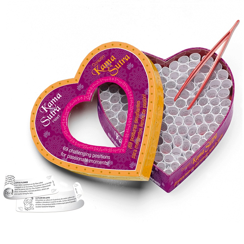 Imagen del artículo erótico TEASE & PLEASE - CORAZÓN KAMASUTRA de TEASE&PLEASE en la sección JUEGOS |Juegos de mesa de Millenial Sexshop.