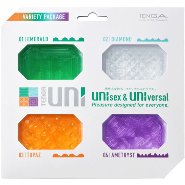 Imagen del artículo erótico TENGA - UNI VARIETY MASTURBADOR DEDAL PACK 4 UDS de TENGA en la sección JUGUETES BIENESTAR |Juguetes para Hombres|Masturbadores varios de Millenial Sexshop.