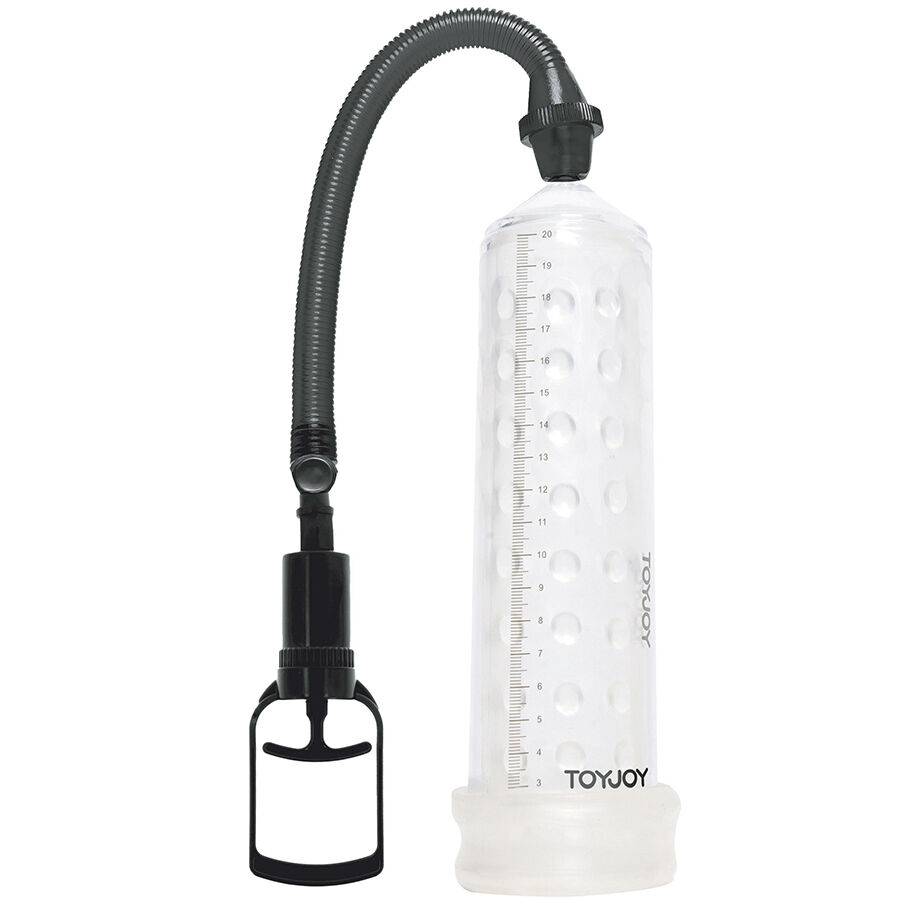 Imagen del artículo erótico TOYJOY - BOMBA DE MASAJE PODEROSA CON MANGA TRANSPARENTE de TOYJOY en la sección JUGUETES BIENESTAR |Juguetes para Hombres|Accesorios para el pene|Bomba Alargadora Pene de Millenial Sexshop.