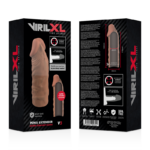 VIRILXL - EXTENSIÓN DE PENE LIQUID SILICONE V5 MARRÓN - Imagen 9