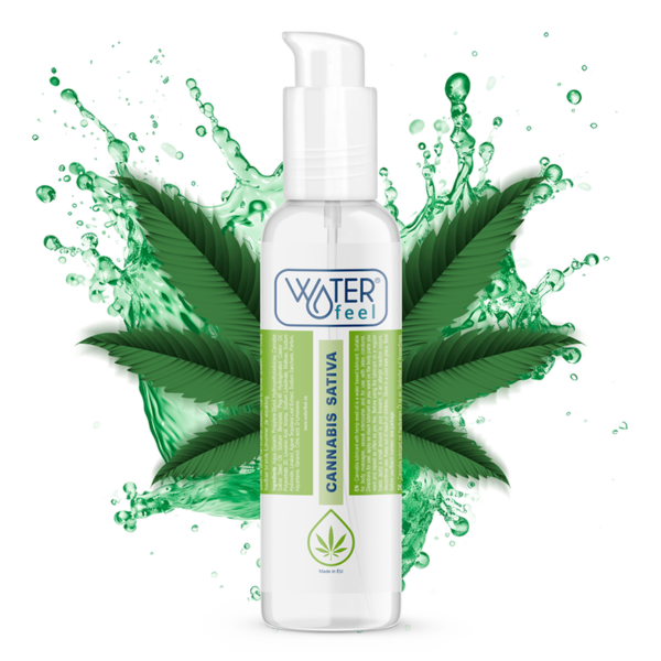 Imagen del artículo erótico WATERFEEL - LUBRICANTE CANNABIS 150 ML de WATERFEEL en la sección DROGUERÍA |Lubricantes|Serie con base CBD de Millenial Sexshop.