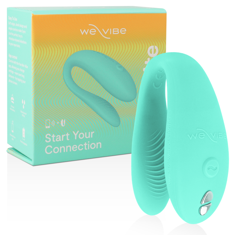 Imagen del artículo erótico WE-VIBE - SYNC LITE ESTIMULADOR CLITORIS TURQUESA de WE-VIBE en la sección JUGUETES BIENESTAR |Juguetes para Mujeres|Estimuladores|Para Clítoris de Millenial Sexshop.