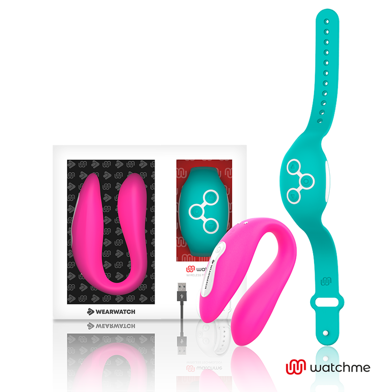 Imagen del artículo erótico WEARWATCH - VIBRADOR DUAL TECHNOLOGY WATCHME FUCSIA / AGUA MARINA de WEARWATCH en la sección JUGUETES BIENESTAR |Vibradores|Vibradores control remoto de Millenial Sexshop.