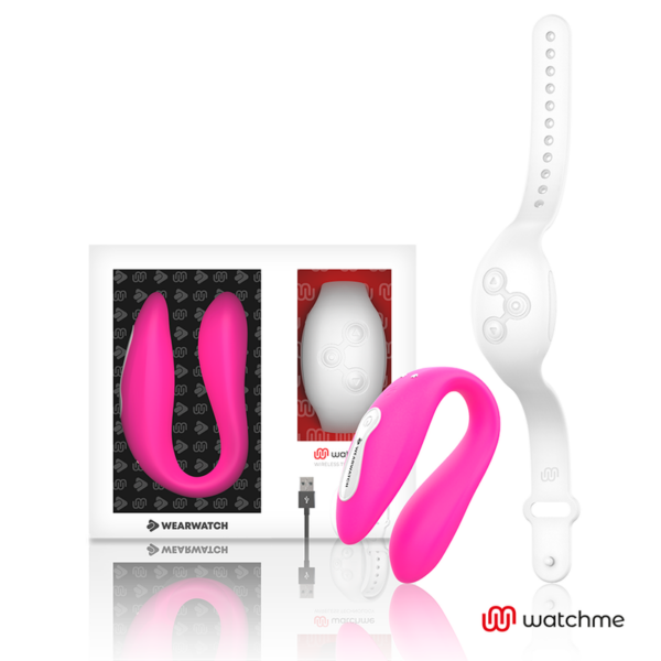 Imagen del artículo erótico WEARWATCH - VIBRADOR DUAL TECHNOLOGY WATCHME FUCSIA / NÍVEO de WEARWATCH en la sección JUGUETES BIENESTAR |Vibradores|Vibradores control remoto de Millenial Sexshop.