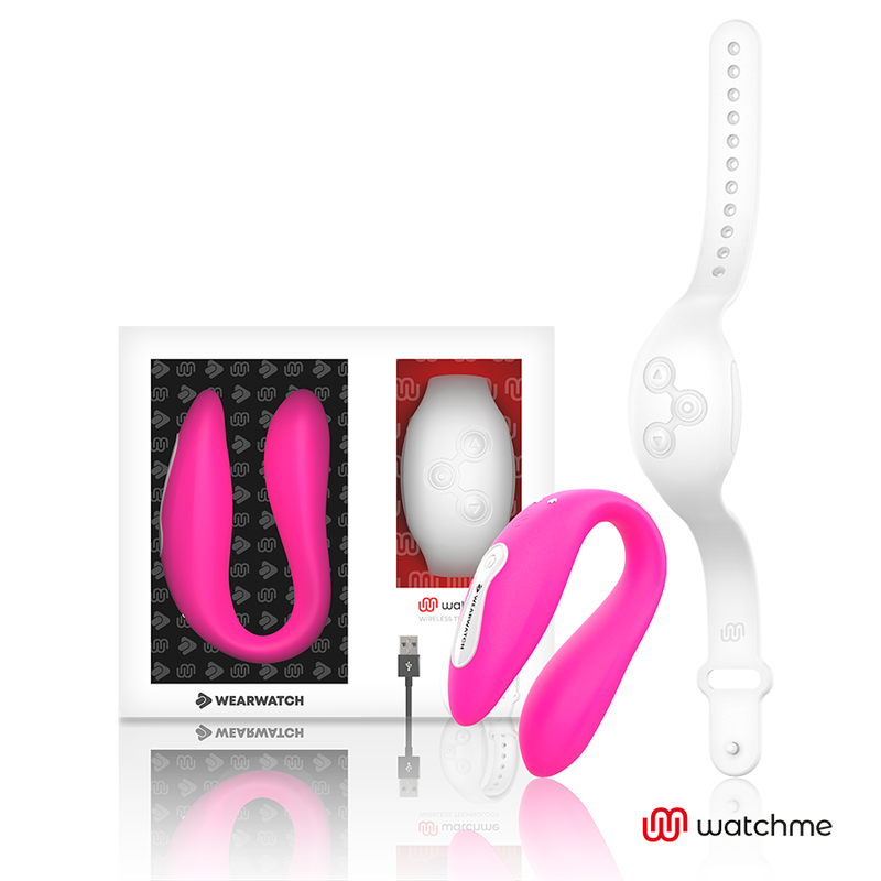 Imagen del artículo erótico WEARWATCH - VIBRADOR DUAL TECHNOLOGY WATCHME FUCSIA / NÍVEO de WEARWATCH en la sección JUGUETES BIENESTAR |Vibradores|Vibradores control remoto de Millenial Sexshop.