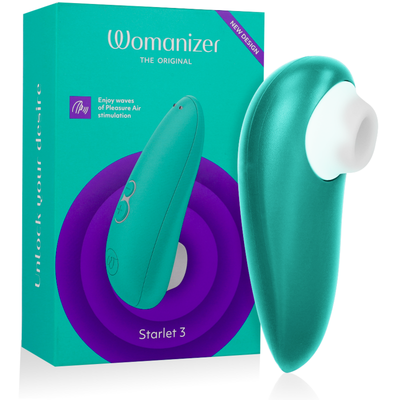 Imagen del artículo erótico WOMANIZER - STARLET 3 ESTIMULADOR CLÍTORIS TURQUESA de WOMANIZER en la sección JUGUETES BIENESTAR |Juguetes para Mujeres|Estimuladores|Masajeadores de Millenial Sexshop.
