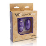 WOMANVIBE - ALSAN HUEVO CONTROL REMOTO NEGRO SILICONA PURPLE - Imagen 2