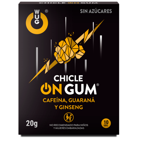 GINSENG Y GUARANÁ 10 UNIDADES de WUG GUM en la sección DROGUERÍA |Complementos Alimenticios|Chicles Estimulantes de Millenial Sexshop.