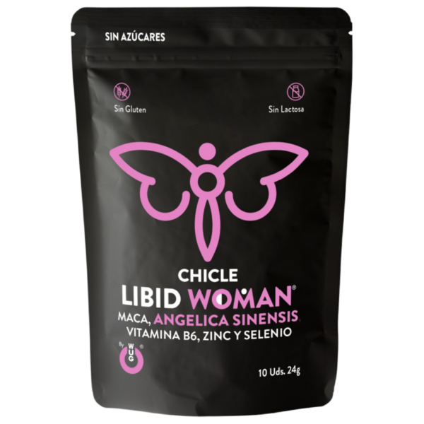 Imagen del artículo erótico WUG SEX SENSE - LIBID WOMAN CHICLE AUMENTO LIBIDO MUJER 10 UNIDADES de WUG SEX SENSE en la sección DROGUERÍA |Complementos Alimenticios|Chicles Estimulantes de Millenial Sexshop.