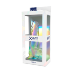 X RAY - CLEAR DILDO REALISTA TRANSPARENTE 18.5 CM -O- 3.8 CM - Imagen 2