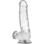 X RAY - CLEAR DILDO REALISTA TRANSPARENTE 18.5 CM -O- 3.8 CM - Imagen 4