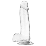 X RAY - CLEAR DILDO REALISTA TRANSPARENTE 20 CM -O- 4.5 CM - Imagen 5