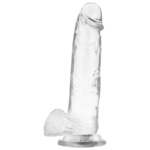 X RAY - CLEAR DILDO REALISTA TRANSPARENTE 22 CM -O- 4.6 CM - Imagen 6