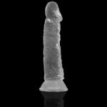 X RAY - CLEAR DILDO TRANSPARENTE 19 CM -O- 4 CM - Imagen 5