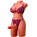 XISE - MIAH LADY BOY TORSO FEMENINO CON DILDO CON VIBRACIÓN Y THRUSTING 55 CM - Imagen 4
