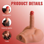 XISE - PEEL DILDO ASS MASTURBADOR DILDO REALÍSTICO POSICIÓN FRONTAL CON THRUSTING 17,5 CM - Imagen 9