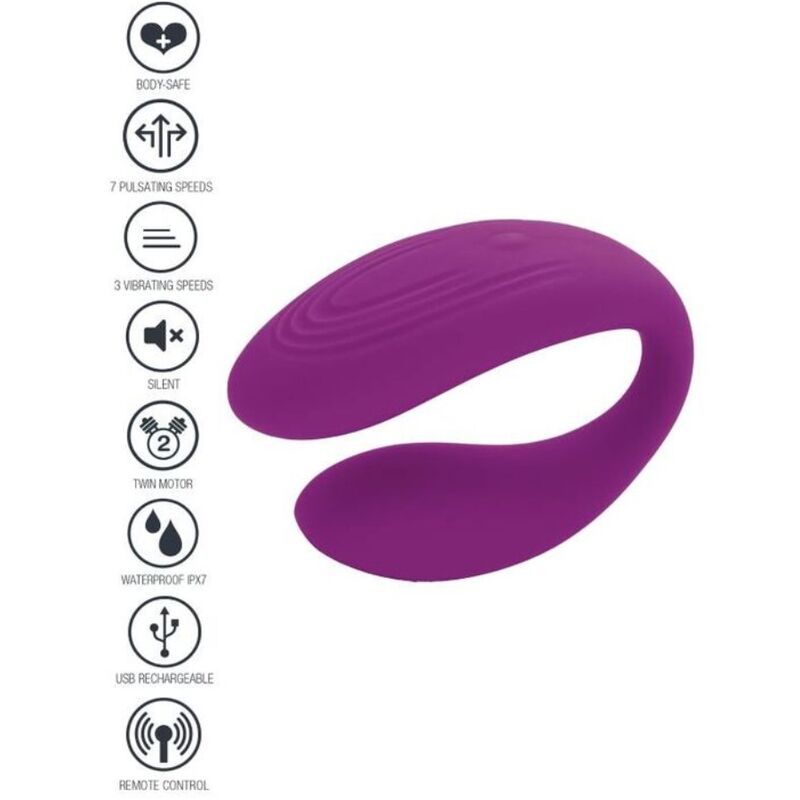 Imagen del artículo erótico XOCOON - BOUND LOVE VIBRADOR PARA PAREJAS MORADO de XOCOON en la sección JUGUETES BIENESTAR |Juguetes para Mujeres|Estimuladores|Succionadores sin vibración de Millenial Sexshop.