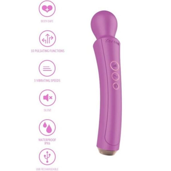 Imagen del artículo erótico XOCOON - THE CURVED WAND FUCSIA de XOCOON en la sección JUGUETES BIENESTAR |Juguetes para Mujeres|Estimuladores|Masajeadores de Millenial Sexshop.