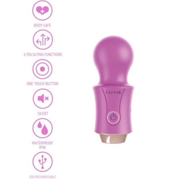 Imagen del artículo erótico XOCOON - THE TRAVELLER WAND FUCSIA de XOCOON en la sección JUGUETES BIENESTAR |Juguetes para Mujeres|Estimuladores|Masajeadores de Millenial Sexshop.
