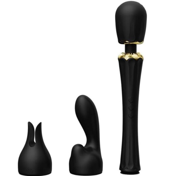 Imagen del artículo erótico ZALO - KYRO WAND NEGRO de ZALO en la sección JUGUETES BIENESTAR |Juguetes para Mujeres|Estimuladores|Masajeadores de Millenial Sexshop.
