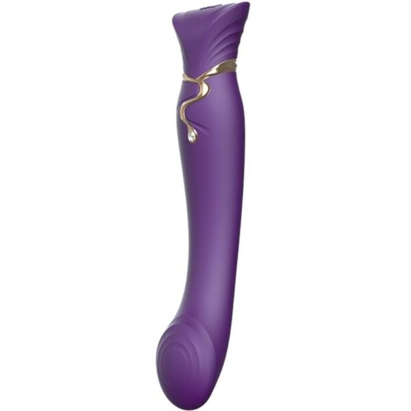 Imagen del artículo erótico ZALO - QUEEN G-SPOT PULS WAVE VIBE MORADO de ZALO en la sección JUGUETES BIENESTAR |Vibradores|Vibradores HI-TECH de Millenial Sexshop.