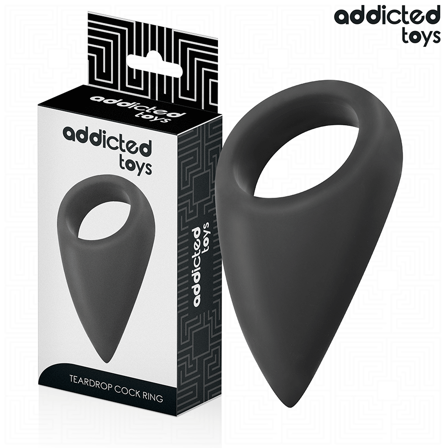 Imagen del artículo erótico ADDICTED TOYS - ANILLO CON FORMA DE LÁGRIMA PARA EL PENE de ADDICTED TOYS en la sección JUGUETES BIENESTAR |Juguetes para Hombres|Accesorios para el pene|Anillos Pene|Anillos sin vibración de Millenial Sexshop.
