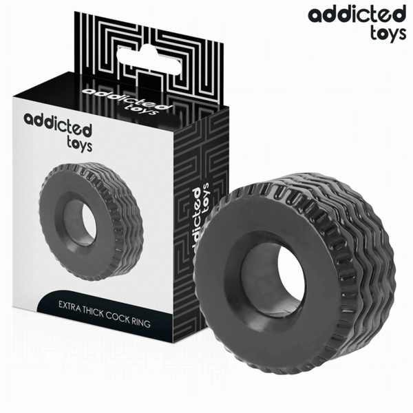 Imagen del artículo erótico ADDICTED TOYS - ANILLO PARA EL PENE EXTRA GRUESO de ADDICTED TOYS en la sección JUGUETES BIENESTAR |Juguetes para Hombres|Accesorios para el pene|Anillos Pene|Anillos sin vibración de Millenial Sexshop.